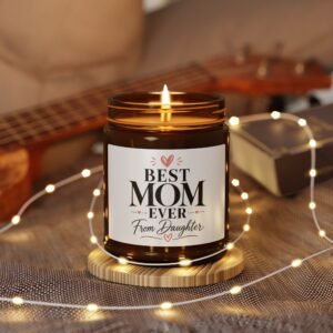 Best Mom Ever Candle – Heartfelt Gift for Mom ❤️